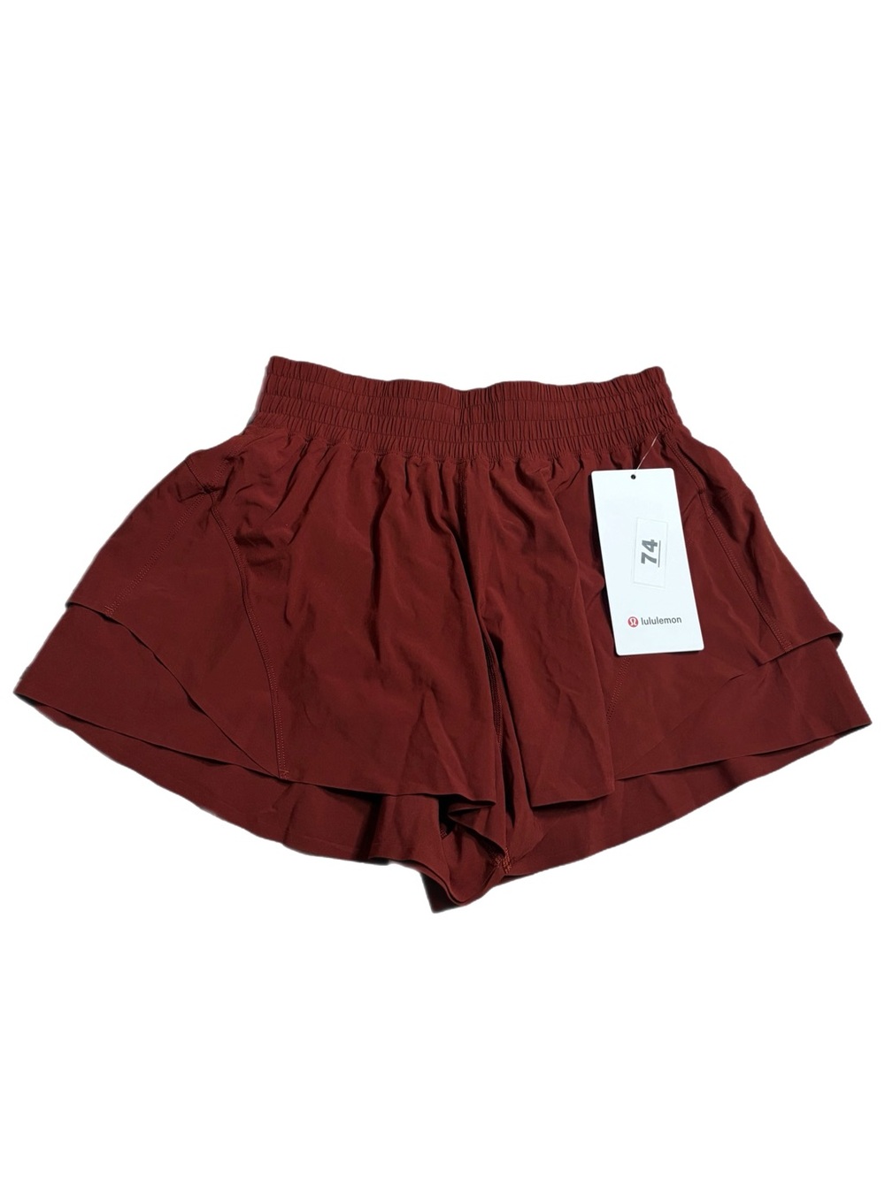 NWT Lululemon Shake It Out High-Rise Running Short 2.5" (Cranberry Charm) Size S